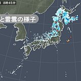 北陸で激しい雨を観測　北海道・東北の日本海側・北陸では局地的に大雨の恐れ