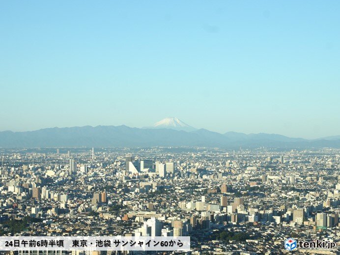 今朝は冷え込み強まる　本州では今シーズンはじめて「初氷」の観測