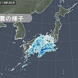 和歌山県で激しい雨を観測　関東でも夜の帰宅時間は雨や雷雨に