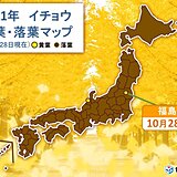 東北の街中でも紅葉の色づき進む　福島でイチョウの黄葉　今週末どこで見ごろ?