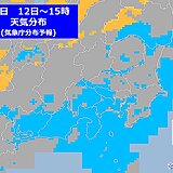 31日の関東甲信　雨雲が次第に広がる　空気は少しヒンヤリ