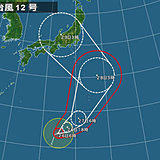 26日　台風北上　東海以西は猛暑続く