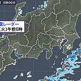 2日の関東　昼頃まで局地的に雷雨　日中は晴れて　快適な陽気に