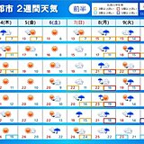 全国　2週間天気　秋深まる頃　7日は「立冬」寒くなる?