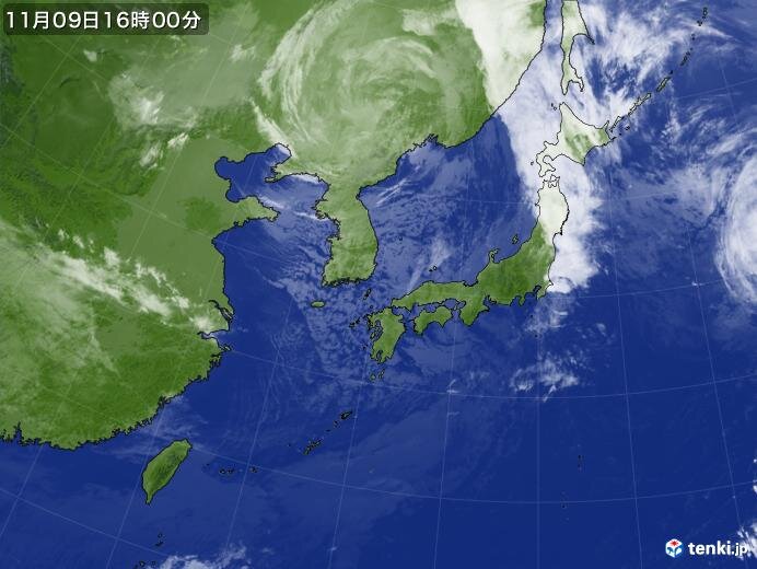 強い寒気流入