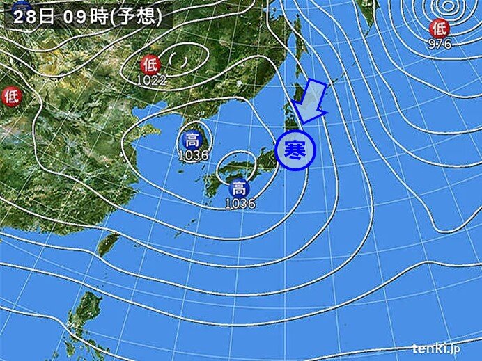 週末　平野部は晴れ　北部は平地でも積雪のおそれ