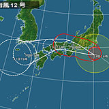 関東も一部が暴風域に　交通機関に影響も