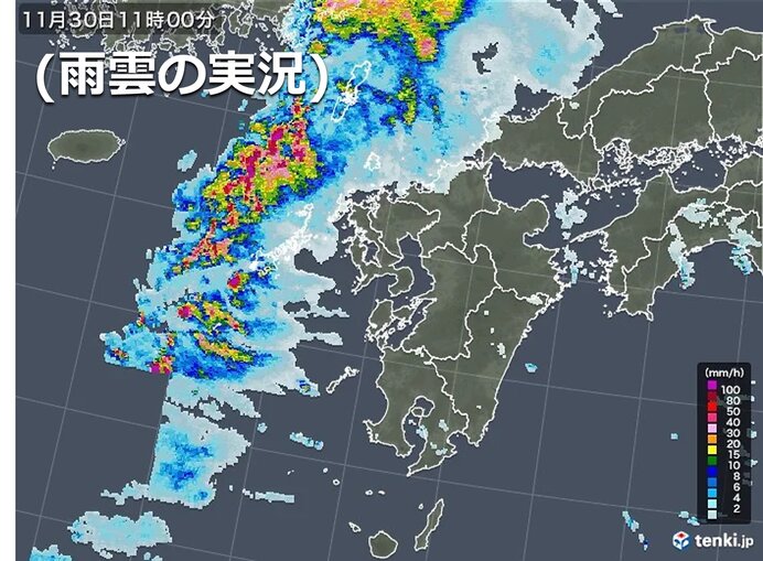 30日午後　荒れた天気