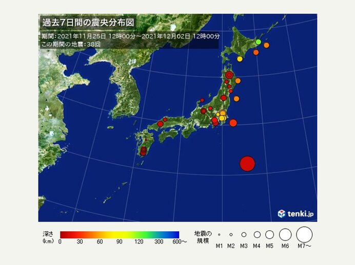 ここ1週間で震度3以上の地震3回 きょう2日は茨城 栃木で震度4 日頃から備えを 気象予報士 日直主任 21年12月02日 日本気象協会 Tenki Jp