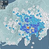 山梨県で震度5弱の地震　津波の心配なし