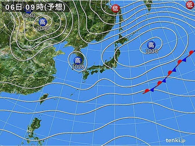 天気のポイントは?