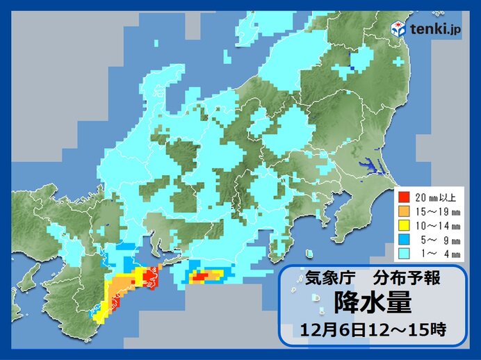 午後は　あちらこちらで雨