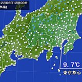 東京都心　正午の気温9.7℃と一桁　年末ごろの寒さ