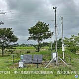 東日本大震災後に臨時観測所として設置された9地点のアメダス　今日7日に観測終了