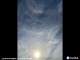 東海地方　環天頂アーク出現　このあとの天気は