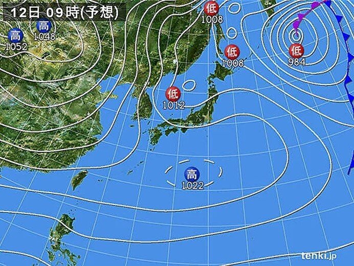 関東　あす12日　晴れ間が出て気温は高め