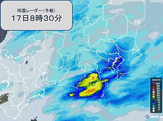 関東　午前中は雨　通勤通学の時間帯は本降り　午後は風が強まり　山沿いは大雪の恐れ