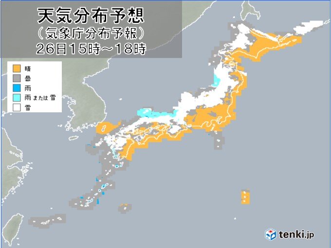 28日にかけて寒気居座る 日本海側では大雪 帰省の足に大きな影響も 気象予報士 牧 良幸 21年12月26日 日本気象協会 Tenki Jp