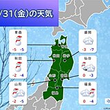 東北2週間天気　年末年始は大雪や猛吹雪による交通への影響に警戒