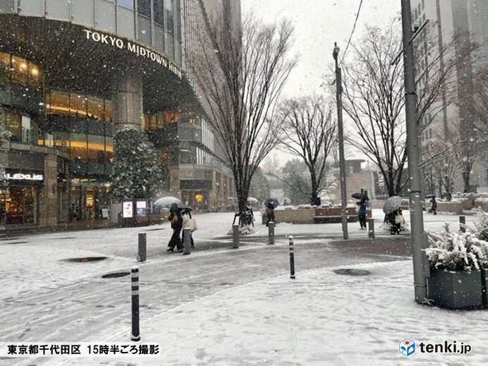 16時の積雪　東京6センチ　関東の雪はどこでどれくらい積もった?　各地の様子は?
