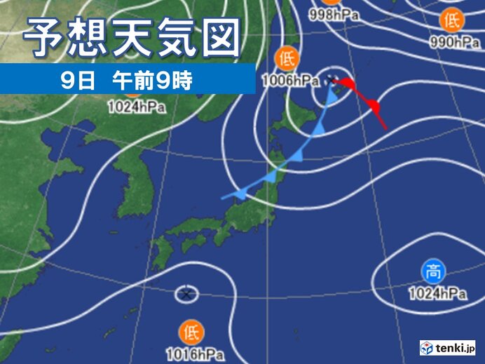 北海道など雪が強まる