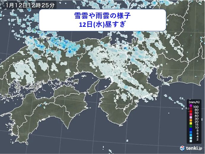 西日本　大雪のピークと大学入学共通テストの頃の天気は