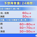 冬の嵐　警報級の大雪、猛吹雪　車の立ち往生や停電の備えを