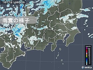 関東　局地的に雨や雪　夜の帰宅時間もにわか雨やにわか雪の可能性あり