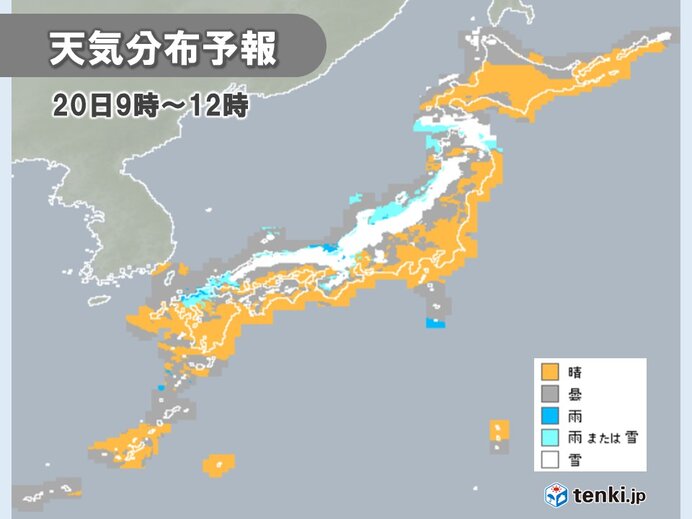 日本海側　短時間に積雪急増のおそれ