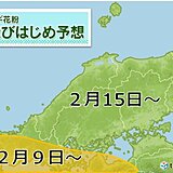 中国地方　スギ花粉対策はいつから?向こう一週間　瀬戸内は晴れる日が多く寒さ和らぐ