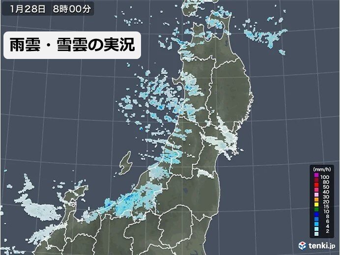 きのう27(木)から積雪急増