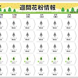 「週間花粉情報」スギ花粉の飛散はいつから?　東京など　敏感な方は要注意