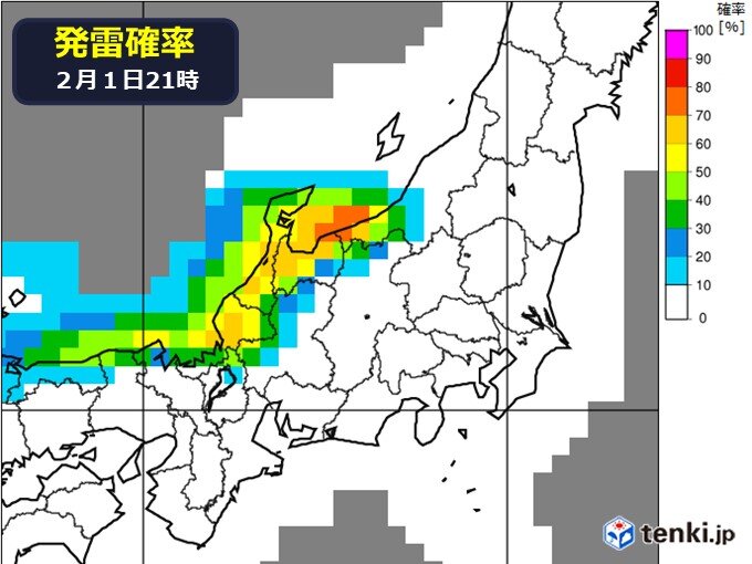 北陸にカミナリ雲が接近　落雷、竜巻などの激しい突風に注意　今夜がピーク