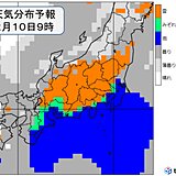 関東　あす東京23区など平野部も大雪の恐れ　10センチの降雪か　交通の乱れに注意