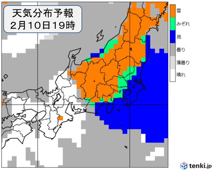 関東南部でも雪エリア広がる 練馬区で雪の積もっている所も 路面状況の変化に注意 気象予報士 日直主任 22年02月10日 日本気象協会 Tenki Jp