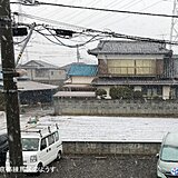 関東南部でも雪エリア広がる　練馬区で雪の積もっている所も　路面状況の変化に注意