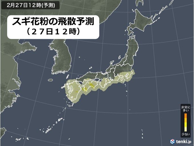 四国で「やや多い」予想