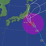 8日　台風13号　強い勢力で関東に接近