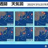 天気は短い周期で変化　週のはじめと終わりはくもりや雨　来週末は「寒の戻り」も