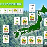 23日　花粉大量飛散　九州から東北で「非常に多い」　対策必須