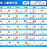 3月最終日は雨　4月スタートはヒンヤリ　その後は気温上昇　ヒノキ花粉がピーク