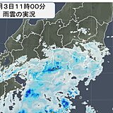 東海や関東に雨雲　今夜にかけて冷たい雨が続き　花冷えに