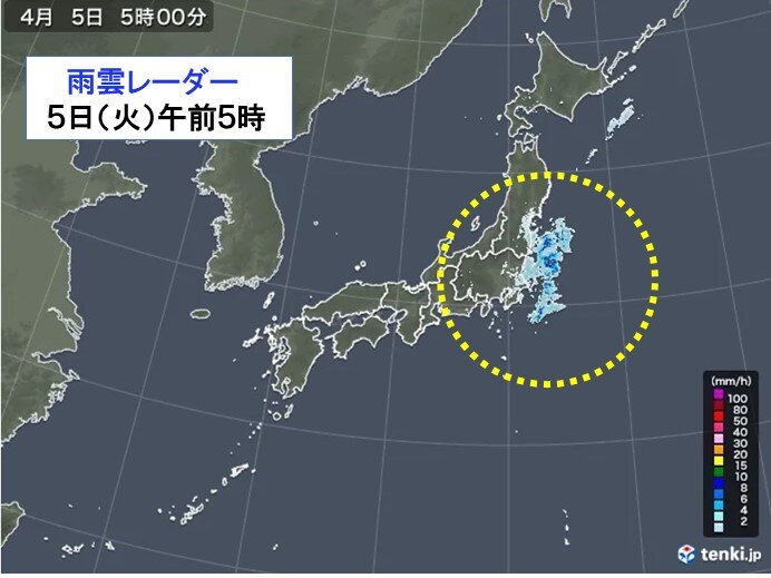 関東や東北　天気回復