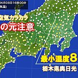 空気カラカラ　関東で湿度8パーセント　火の元・花粉に注意