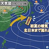 週末　急な暑さに注意　最高気温25℃以上の夏日続出　来週は台風の影響で大雨の恐れ