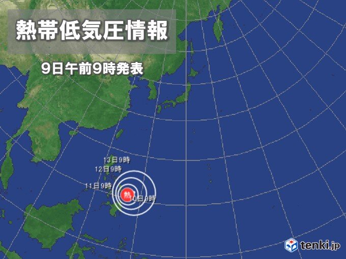 4月に台風が2個発生なら8年ぶり