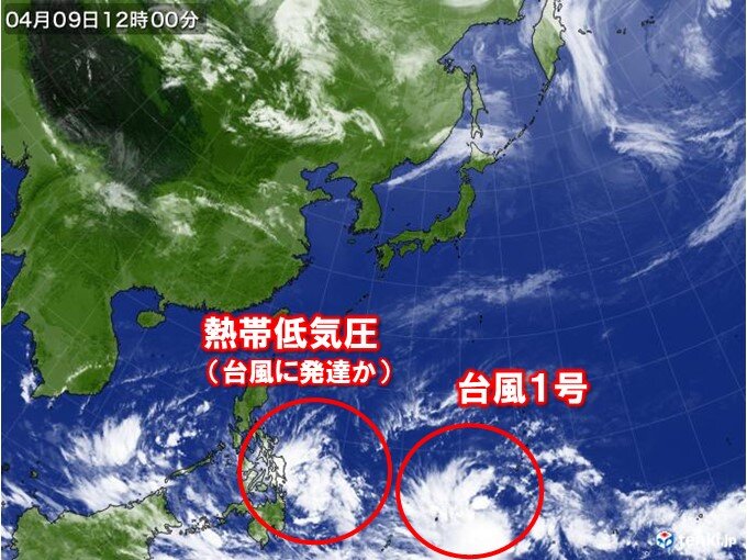 新たな台風発生か　フィリピンの東で熱帯低気圧が発達　今後の動きは?