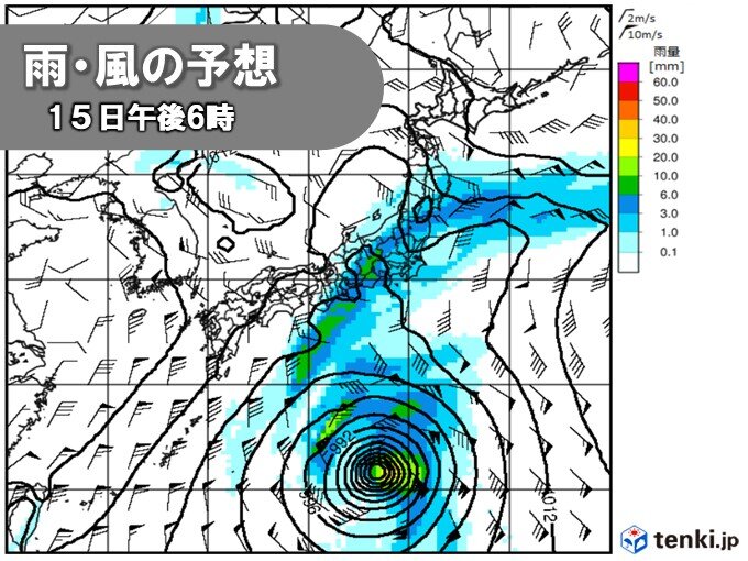 前線活発化　本州の太平洋側も雨強まる