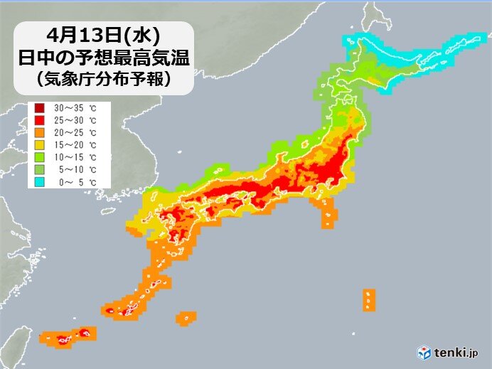関東から沖縄は暑さが続く　水分補給を忘れずに