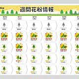 週間花粉情報「非常に多い」所も　東京23区の飛散は予測最大値の約3割　まだ対策を